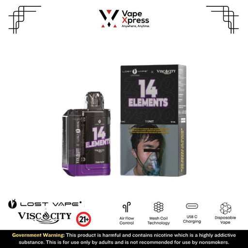 LXV 7500 Disposable Vape - 7500 Puffs - 14 Elements - Disposable Vapes - VapeXpress