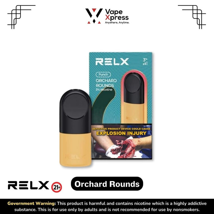 RELX Infinity Pods - Orchard Rounds - Vape Juice & E Liquids - VapeXpress