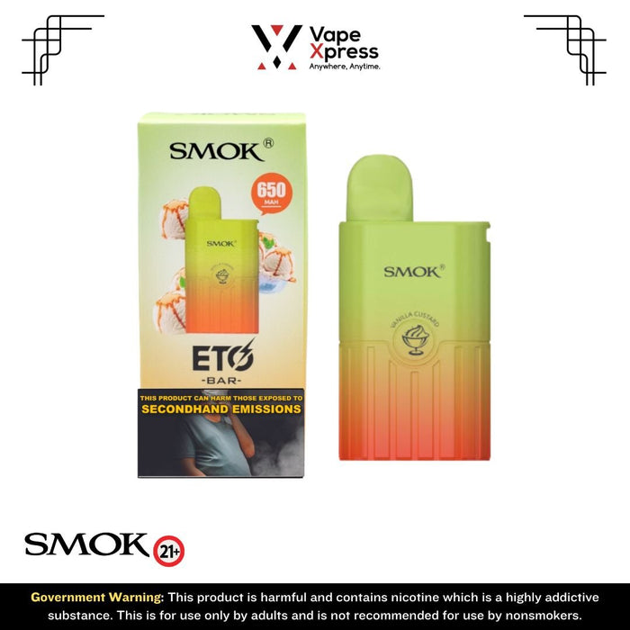 SMOK ETO Bar Disposable Vape - 8000 Puffs - Vanilla Custard - Disposable Vapes - VapeXpress