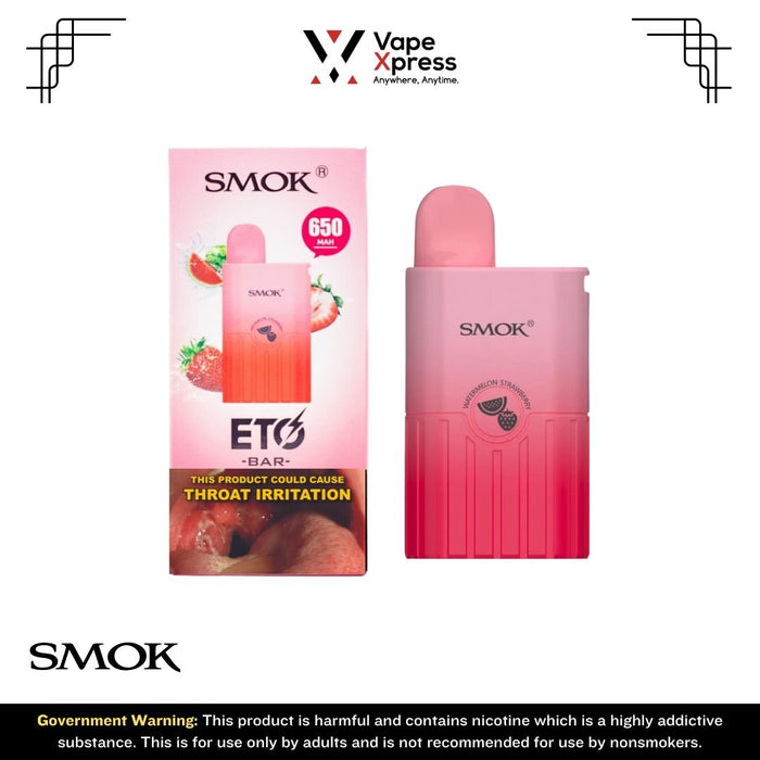 SMOK ETO Bar Disposable Vape - 8000 Puffs - Watermelon Strawberry - Disposable Vapes - VapeXpress