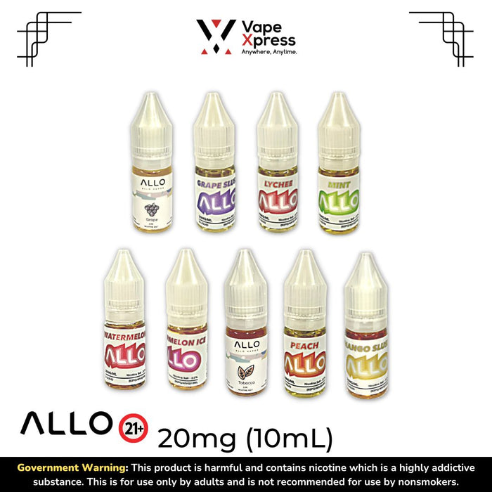 Allo Salt Nic E-Juice - 2%