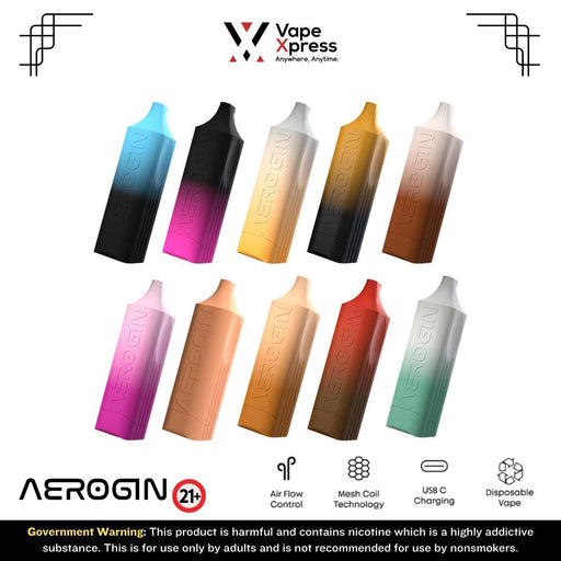 Aerogin 8000 Disposable Vape - 8000 Puffs - Fresh Pulp - Disposable Vapes - VapeXpress