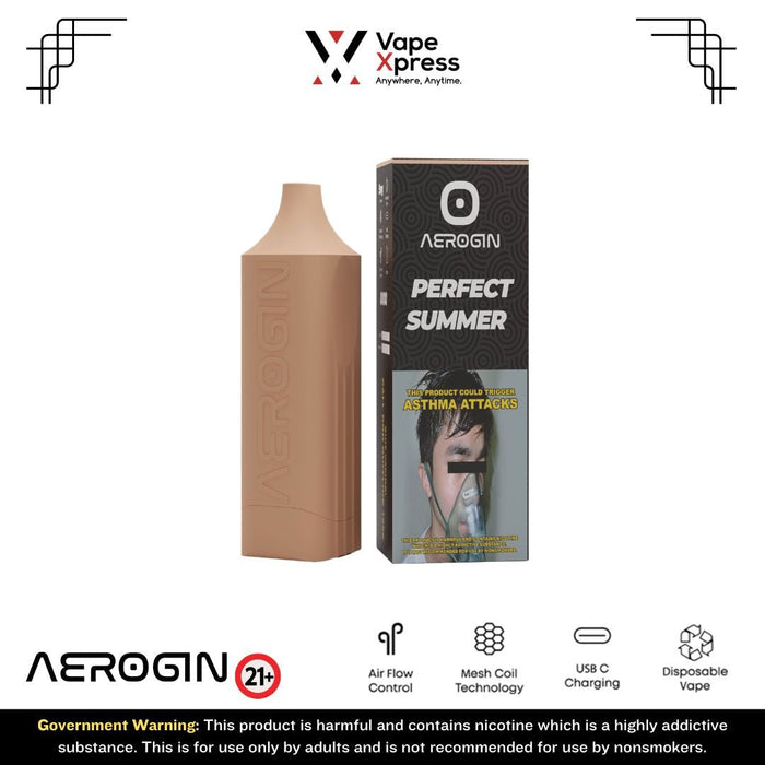 Aerogin 8000 Disposable Vape - 8000 Puffs - Perfect Summer - Disposable Vapes - VapeXpress