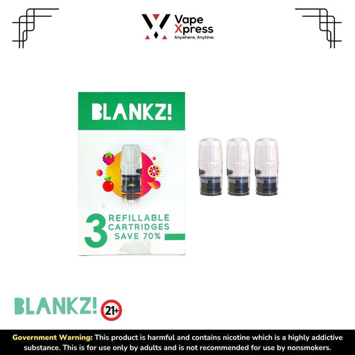 Blankz! Refillable Pods (For RELX Infinity/ Classic/ JUUL) - Blankz Relx Classic - Vape Juice & E Liquids - VapeXpress