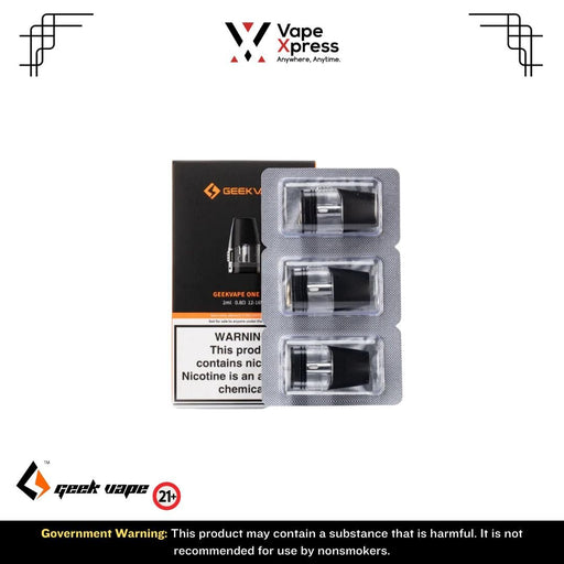 Geekvape Aegis One Pod (0.8ohm) 3-Pack - 0.6ohm (G Coil) 5pcs - Vape Accessories - VapeXpress