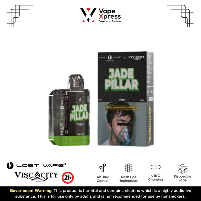 LXV 7500 Disposable Vape - 7500 Puffs - Jade Pillar - Disposable Vapes - VapeXpress