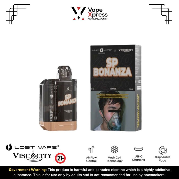 LXV 7500 Disposable Vape - 7500 Puffs - SP Bonanza - Disposable Vapes - VapeXpress