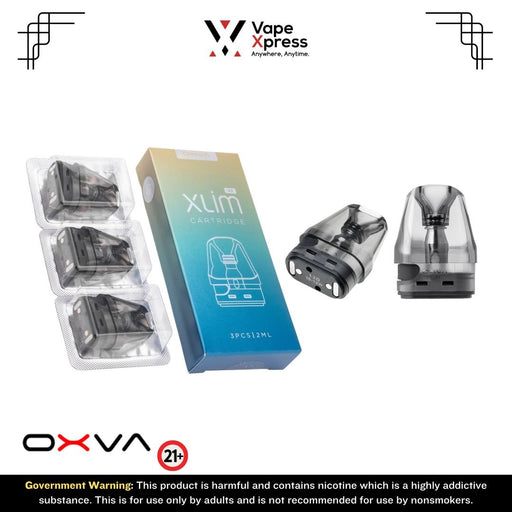 OXVA XLIM V2 Cartridge (Pack of 3) - 0.8 ohm - 3pcs - Vape Accessories - VapeXpress