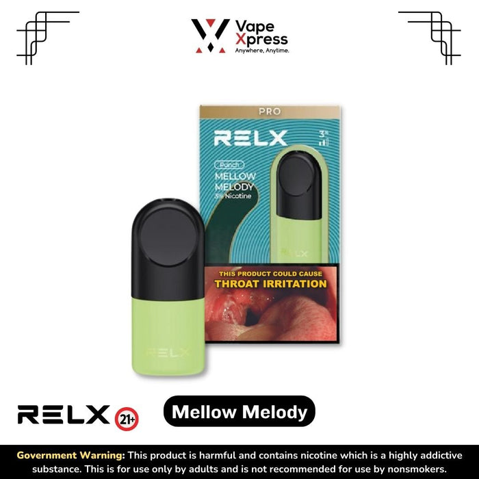 RELX Infinity Pods - Mellow Melody - Vape Juice & E Liquids - VapeXpress