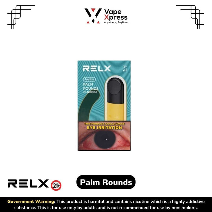 RELX Infinity Pods - Palm Rounds - Vape Juice & E Liquids - VapeXpress