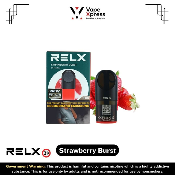 RELX Infinity Pods - Garden's Heart (Strawberry Burst) - Vape Juice & E Liquids - VapeXpress