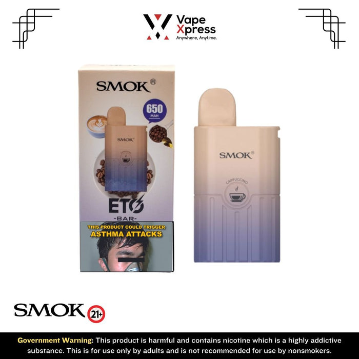 SMOK ETO Bar Disposable Vape - 8000 Puffs - Cappuccino - Disposable Vapes - VapeXpress