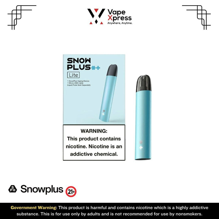 Snowplus Lite Device - Ocean Blue - Pod Kits - VapeXpress