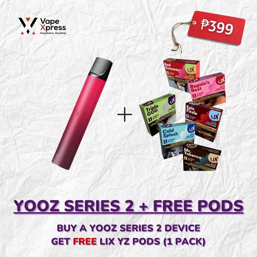 YOOZ Series 2 Bundle + LIX YZ Pods - Custom Bundle - VapeXpress