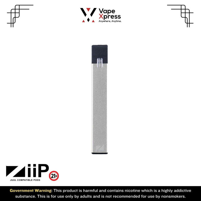 ZiiP J Pod Vape Device - Silver - Pod Kits - VapeXpress