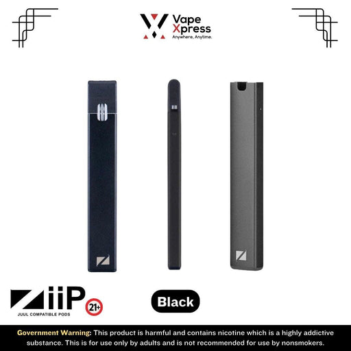 ZiiP J Pod Vape Device - Black - Pod Kits - VapeXpress