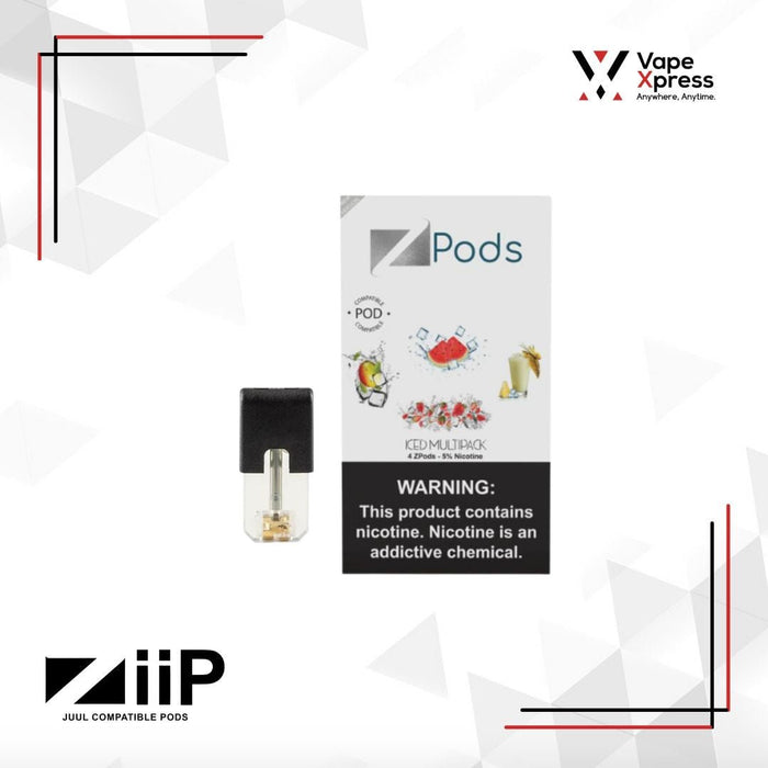 ZiiP Refillable Pods (Pack of 4) - 5% Nicotine - Mango - Vape Juice & E Liquids - VapeXpress